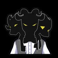 バフォベロス - Stickers - VTuber Size-100 x 100 (mm)