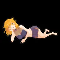 Nanjai Sunao - Stickers - VTuber Size-160 (mm)