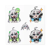 望月ユウキ - Stickers - VTuber Size-100 x 100 (mm)