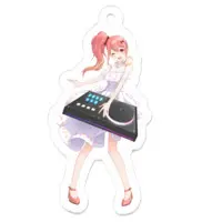 Kurumi Ron - Acrylic Key Chain - Key Chain - VTuber Size-50 x 50 (mm)