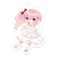 Kurumi Ron - Acrylic Key Chain - Key Chain - VTuber Size-50 x 50 (mm)
