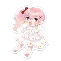 Kurumi Ron - Acrylic Key Chain - Key Chain - VTuber Size-70 x 70 (mm)
