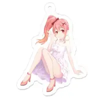 Kurumi Ron - Acrylic Key Chain - Key Chain - VTuber Size-50 x 50 (mm)