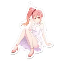 Kurumi Ron - Acrylic Key Chain - Key Chain - VTuber Size-70 x 70 (mm)