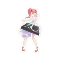 Kurumi Ron - Stickers - VTuber Size-100 x 100 (mm)