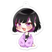 さほち😈2.5次元Vtuber - Acrylic Key Chain - Key Chain - VTuber Size-50 x 50 (mm)