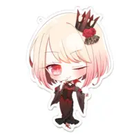 椎名あんず。 - Acrylic Key Chain - Key Chain - VTuber Size-100 x 100 (mm)