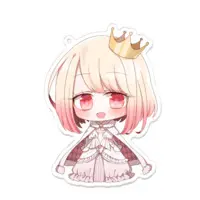 椎名あんず。 - Acrylic Key Chain - Key Chain - VTuber Size-100 x 100 (mm)