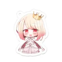 椎名あんず。 - Acrylic Key Chain - Key Chain - VTuber Size-50 x 50 (mm)