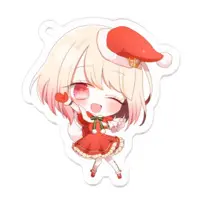 椎名あんず。 - Acrylic Key Chain - Key Chain - VTuber Size-50 x 50 (mm)