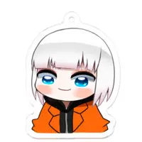 Rindo Wheel - Acrylic Key Chain - Key Chain - VTuber Size-50 x 50 (mm)