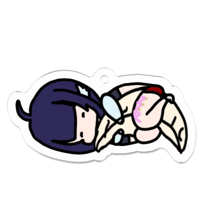 海笛なぎさ - Acrylic Key Chain - Key Chain - VTuber Size-50 x 50 (mm)