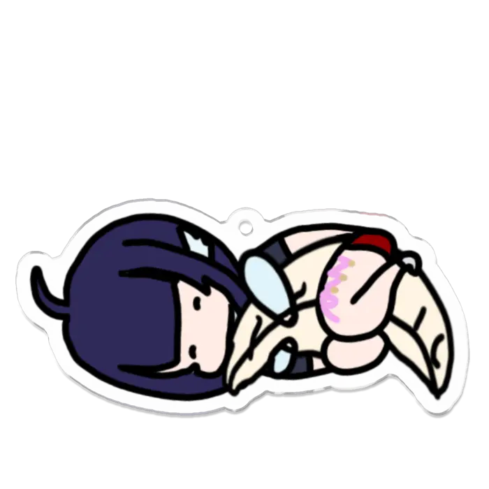 海笛なぎさ - Acrylic Key Chain - Key Chain - VTuber Size-70 x 70 (mm)