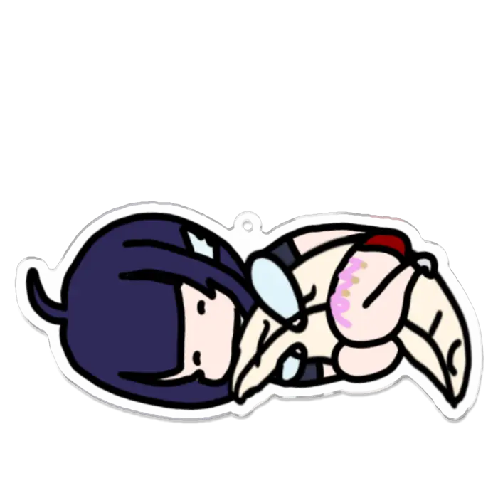 海笛なぎさ - Acrylic Key Chain - Key Chain - VTuber Size-100 x 100 (mm)