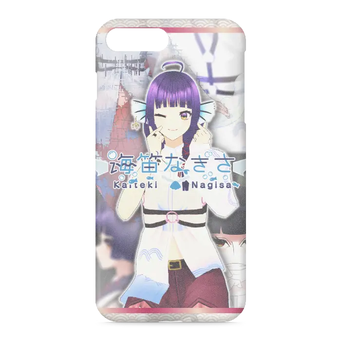 海笛なぎさ - Smartphone Cover - VTuber Size-iPhone 8 Plus / 7 Plus