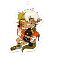 Harube Maro - Acrylic Key Chain - Key Chain - VTuber Size-50 x 50 (mm)