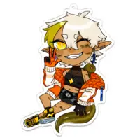 Harube Maro - Acrylic Key Chain - Key Chain - VTuber Size-100 x 100 (mm)