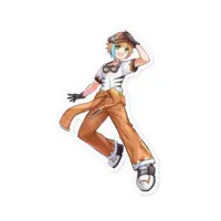 朝乃めざめ。 - Stickers - VTuber Size-100 x 100 (mm)