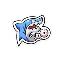 朝乃めざめ。 - Stickers - VTuber Size-100 x 100 (mm)