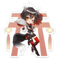 八つ刻モナカ - Acrylic Key Chain - Key Chain - VTuber Size-70 x 70 (mm)