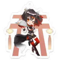 八つ刻モナカ - Acrylic Key Chain - Key Chain - VTuber Size-50 x 50 (mm)