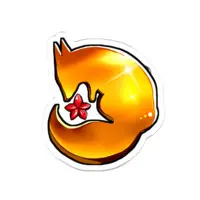 八つ刻モナカ - Badge - VTuber Size-50 x 50 (mm)