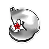 八つ刻モナカ - Badge - VTuber Size-70 x 70 (mm)