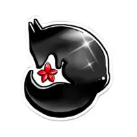 八つ刻モナカ - Badge - VTuber Size-70 x 70 (mm)