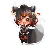 八つ刻モナカ - Acrylic Key Chain - Key Chain - VTuber Size-100 x 100 (mm)