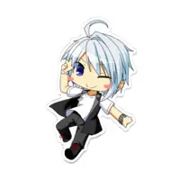 Nakami Zanne - Badge - VTuber Size-100 x 100 (mm)