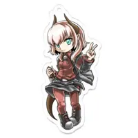 Krim B - Acrylic Key Chain - Key Chain - VTuber Size-70 x 70 (mm)