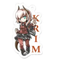 Krim B - Acrylic Key Chain - Key Chain - VTuber Size-50 x 50 (mm)