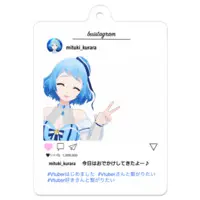 満月くらら - Acrylic Key Chain - Key Chain - VTuber Size-50 x 50 (mm)