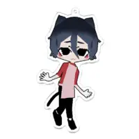 Kani - Acrylic Key Chain - Key Chain - VTuber Size-100 x 100 (mm)