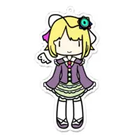天使メキ - Acrylic Key Chain - Key Chain - VTuber Size-100 x 100 (mm)