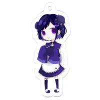 甘莉 にな - Acrylic Key Chain - Key Chain - VTuber Size-50 x 50 (mm)