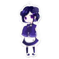 甘莉 にな - Acrylic Key Chain - Key Chain - VTuber Size-70 x 70 (mm)