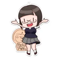 真園萬子(まぞのたかこ) - Acrylic Key Chain - Key Chain - VTuber Size-100 x 100 (mm)
