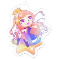 Utakata Shirabe - Acrylic Key Chain - Key Chain - VTuber Size-50 x 50 (mm)