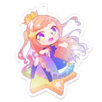 Utakata Shirabe - Acrylic Key Chain - Key Chain - VTuber Size-70 x 70 (mm)
