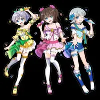 Suzune - Stickers - VTuber Size-160 x 160 (mm)