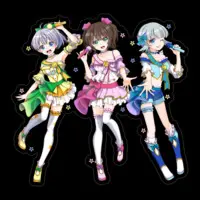 Suzune - Stickers - VTuber Size-100 x 100 (mm)