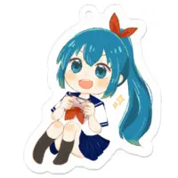ゆづき - Acrylic Key Chain - Key Chain - VTuber Size-50 x 50 (mm)