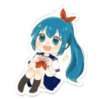 ゆづき - Acrylic Key Chain - Key Chain - VTuber Size-100 x 100 (mm)