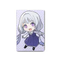 白露りお - Badge - VTuber Size-54x80mm