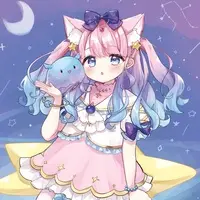 Hoshitsuki Amane - Acrylic stand - Acrylic Block - VTuber