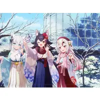 hololive - Tapestry - Shirakami Fubuki & Ookami Mio & Nakiri Ayame