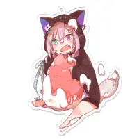 糺音イオ - Acrylic Key Chain - Key Chain - VTuber Size-100 x 100 (mm)