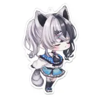 詠多まろ - Acrylic Key Chain - Key Chain - VTuber Size-100 x 100 (mm)