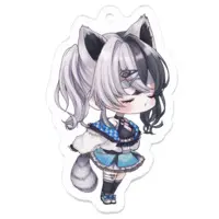 詠多まろ - Acrylic Key Chain - Key Chain - VTuber Size-50 x 50 (mm)